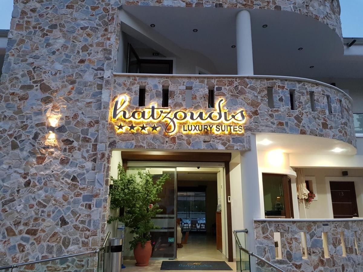 Hatzoudis Luxury Suites Chrisi Ammoudia Exteriör bild